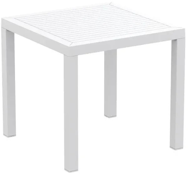 Belen Kox Resin Square Dining Table, White, Belen Kox