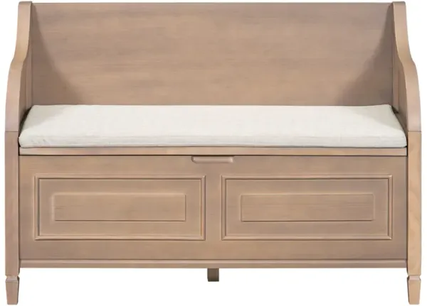 Merax Multifunctional Storage Bench with Safety Hinge