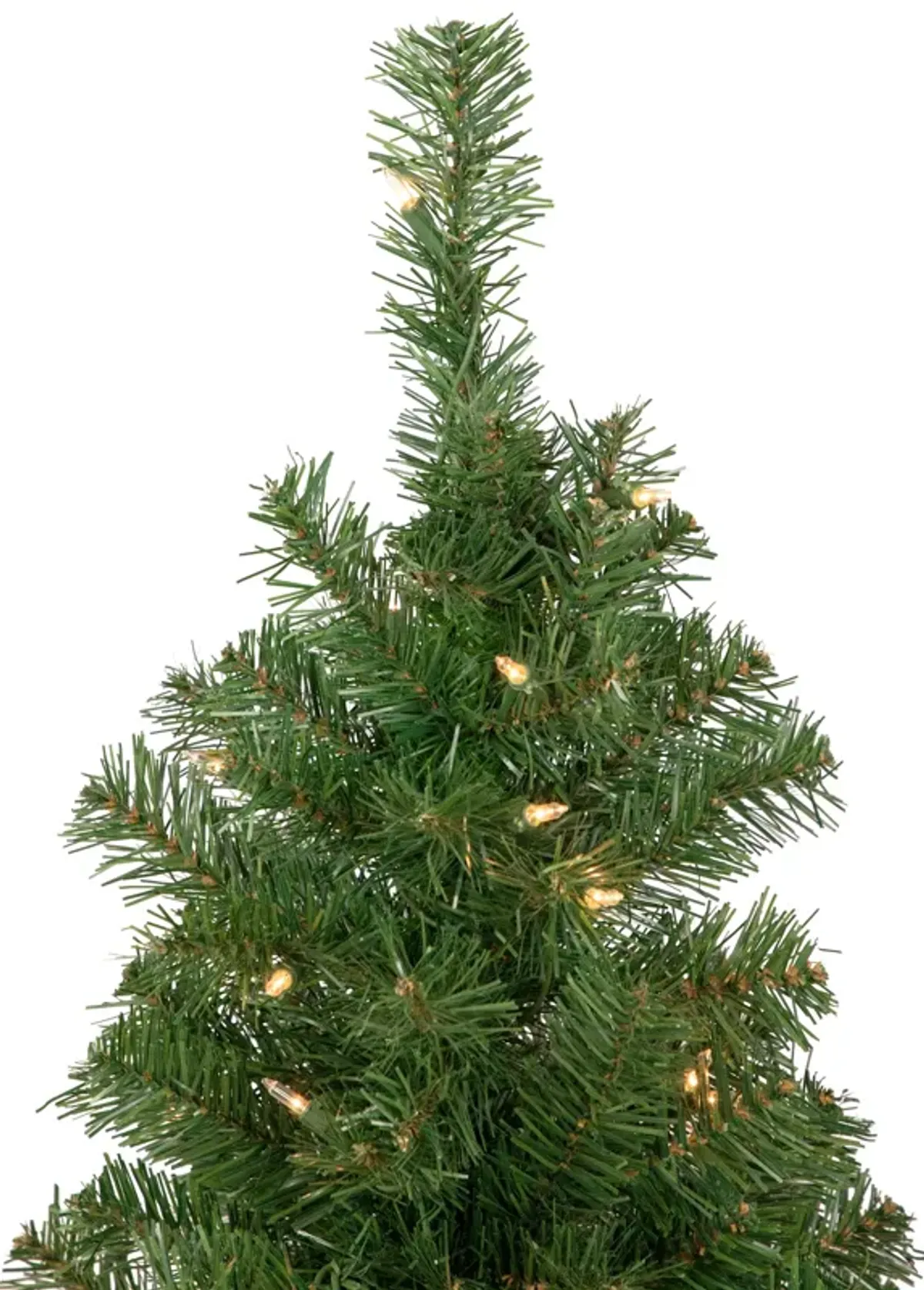 3' Pre-Lit Oakridge Noble Fir Artificial Christmas Tree  Clear Lights