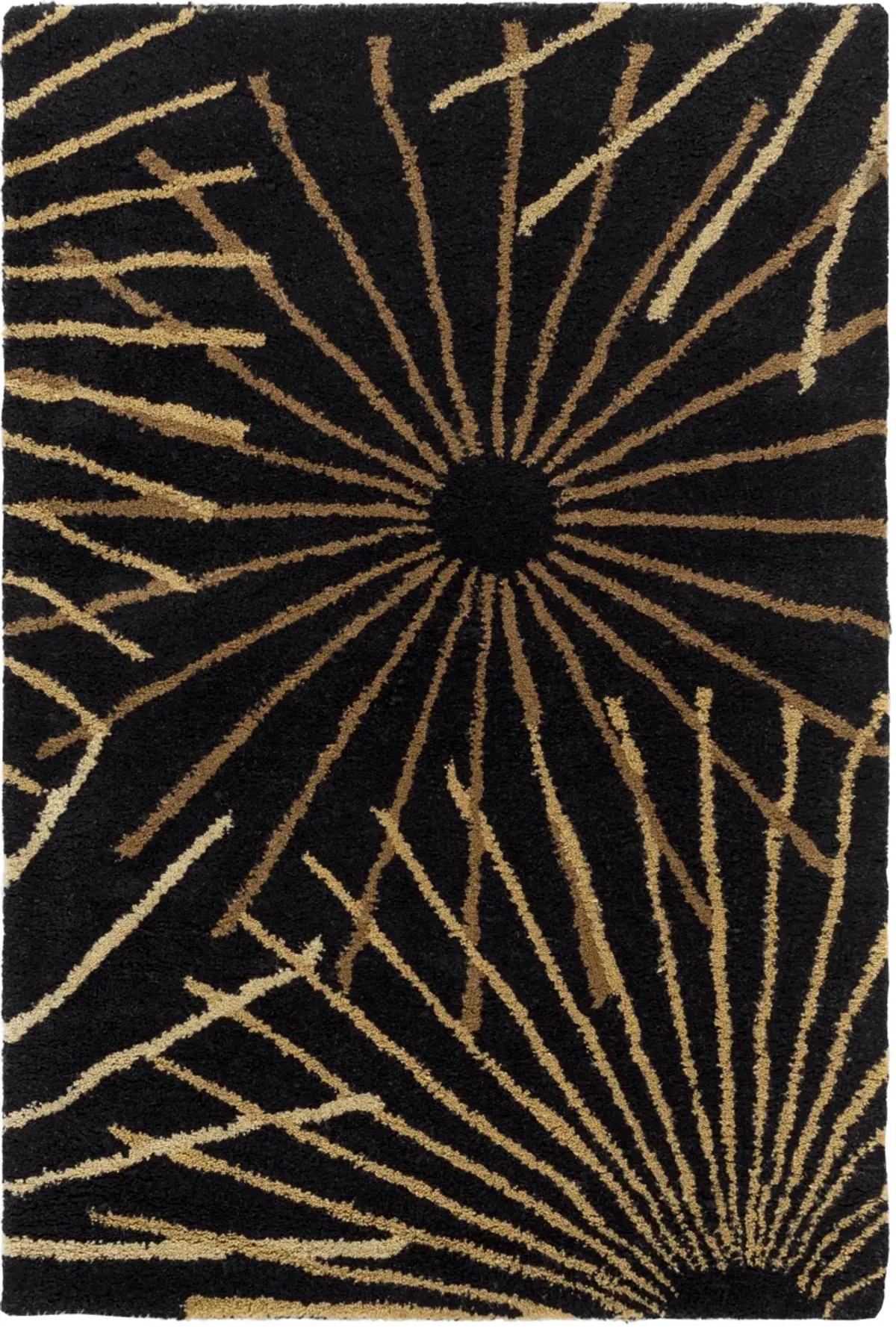 Forum FM-7090 9'9' Round Brown Rug