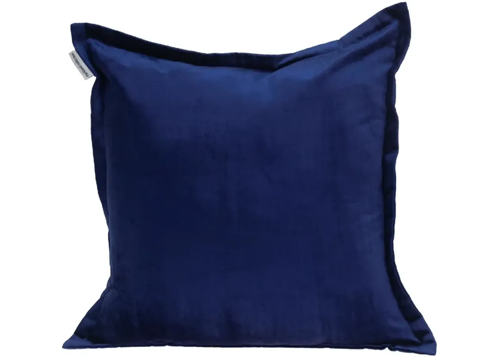 20" Solid Indigo Blue Transitional Square Throw Pillow