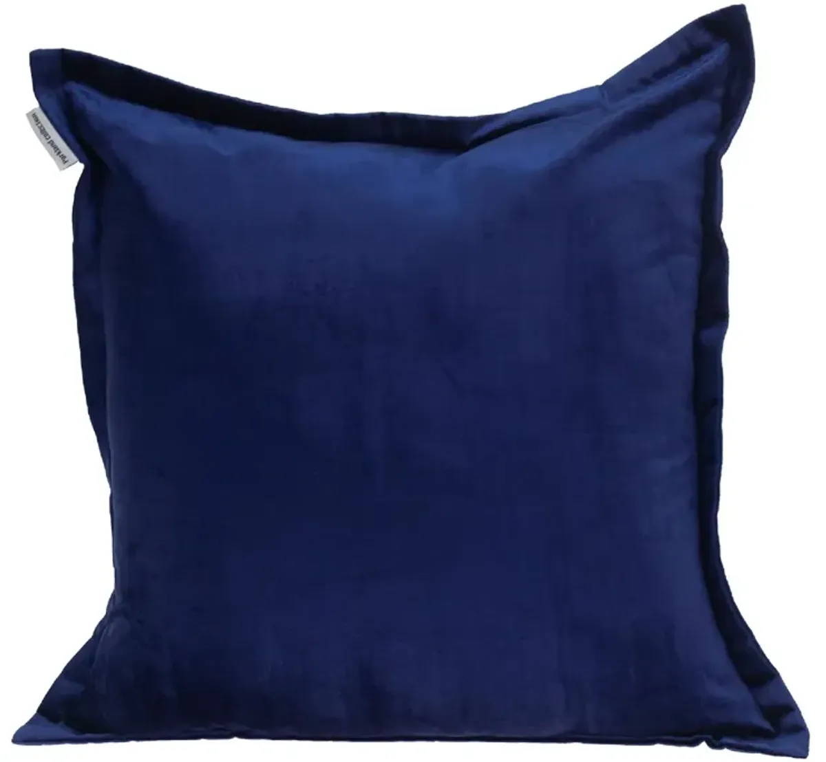 20" Solid Indigo Blue Transitional Square Throw Pillow