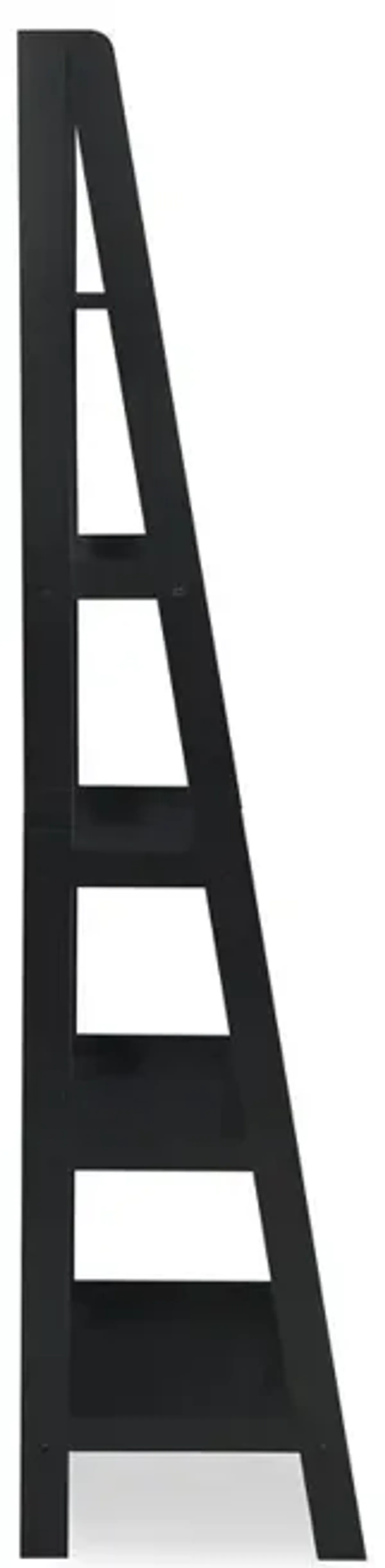 Linon Acadia Ladder Bookshelf, Black