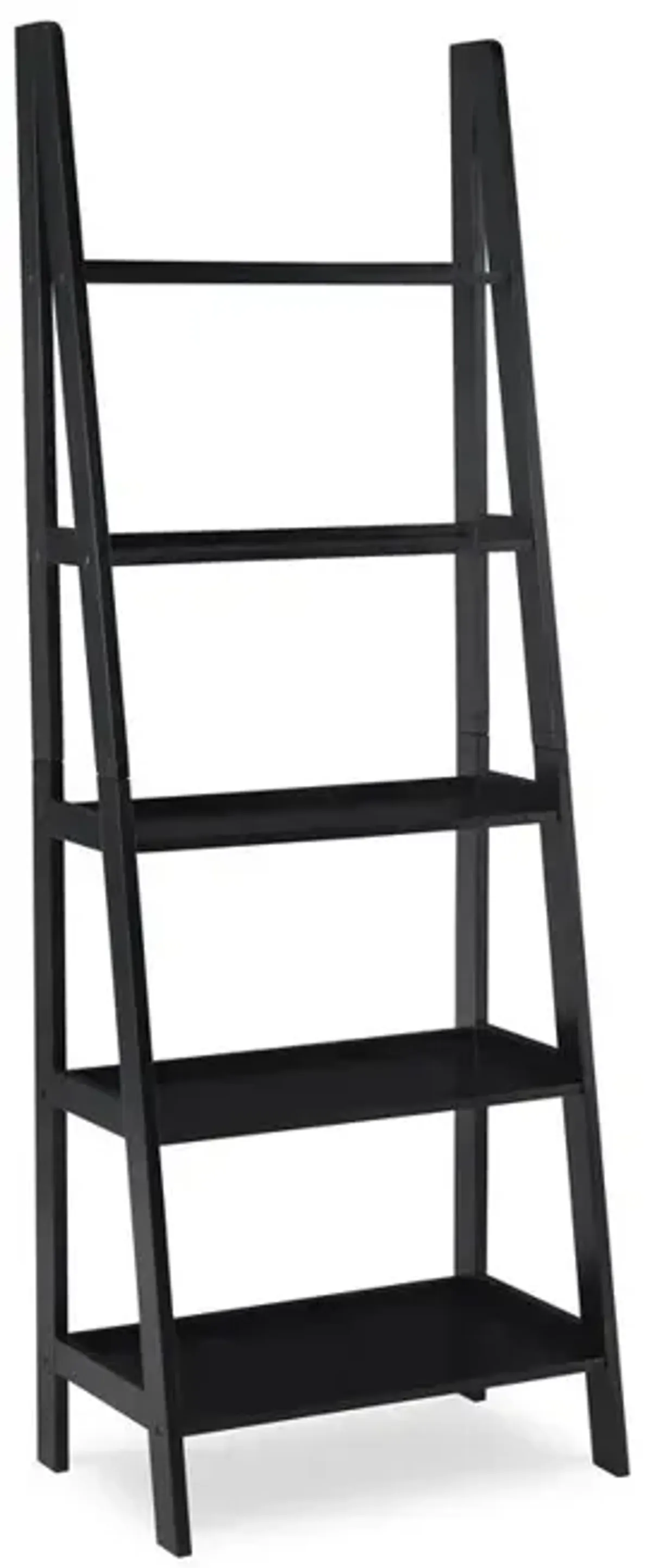 Linon Acadia Ladder Bookshelf, Black