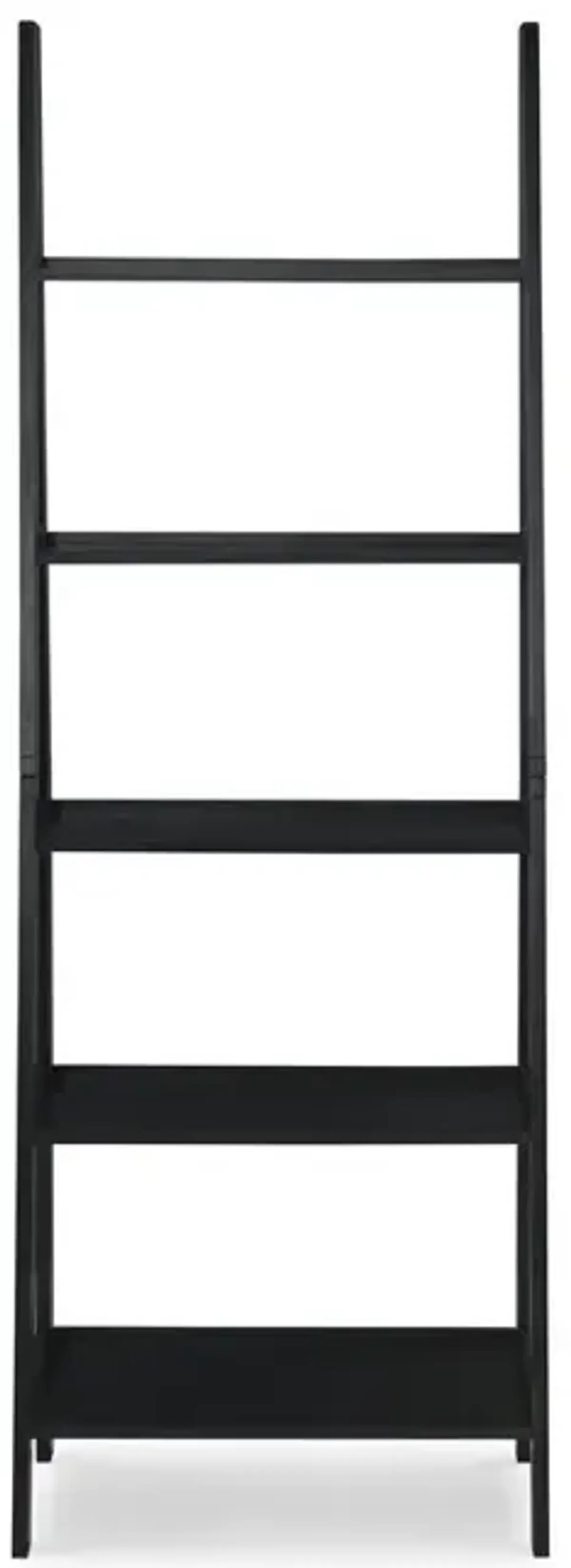 Linon Acadia Ladder Bookshelf, Black