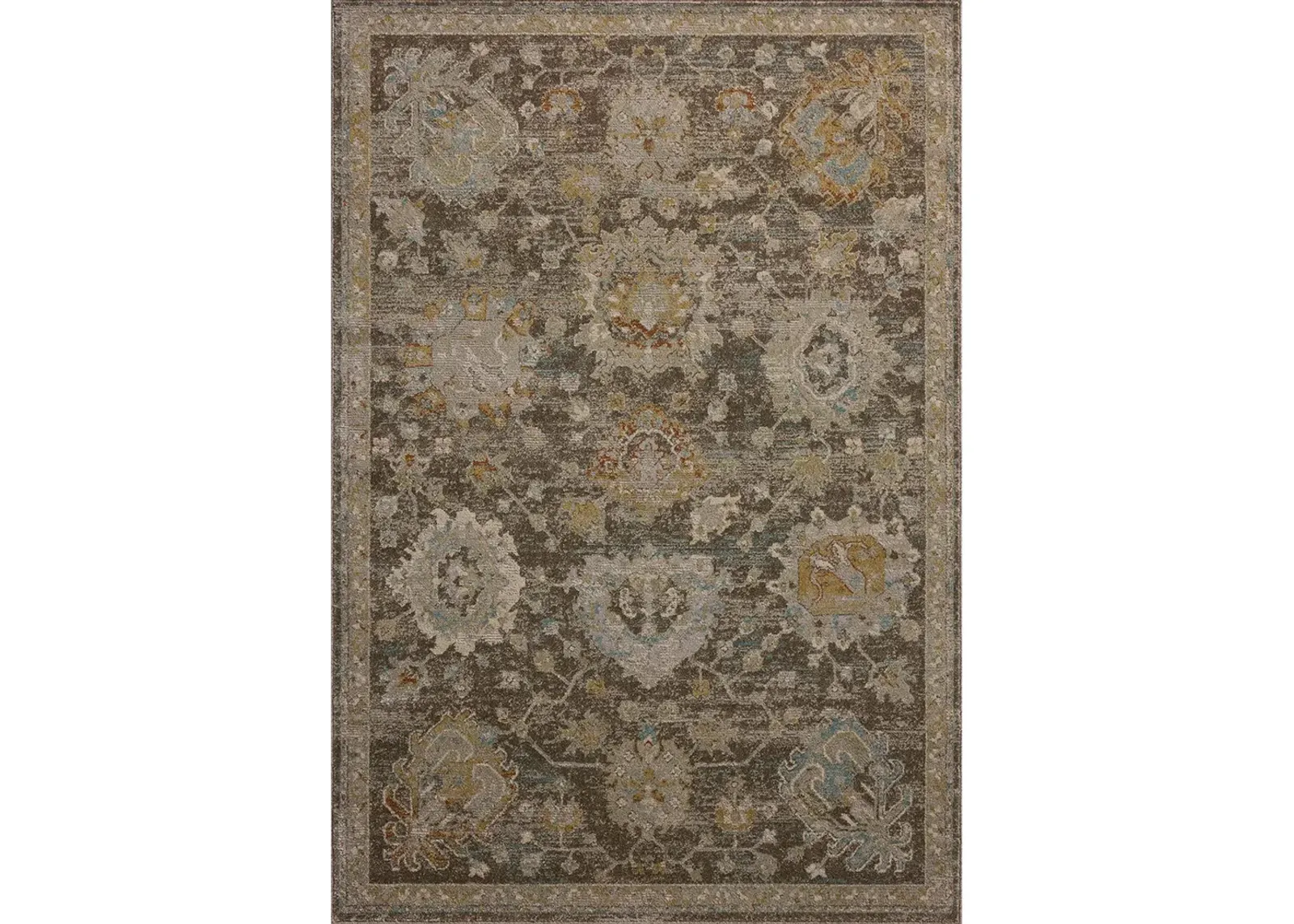 Mona Bark/Multi 2'6" x 4'0" Accent Rug by Magnolia Home by Joanna Gaines x Loloi