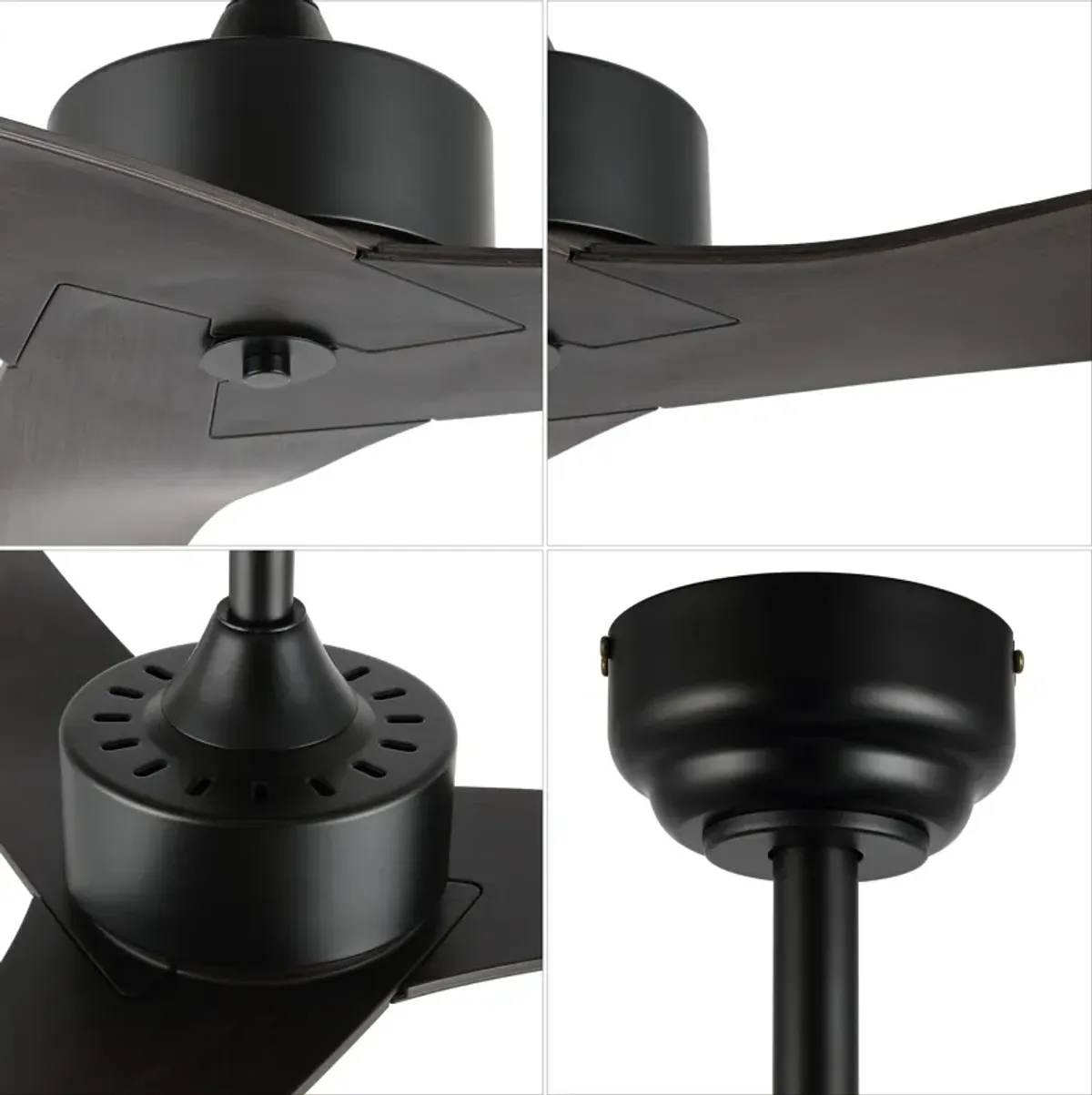 Aldrin Modern Minimalist Iron/Plastic Razor Ceiling Fan