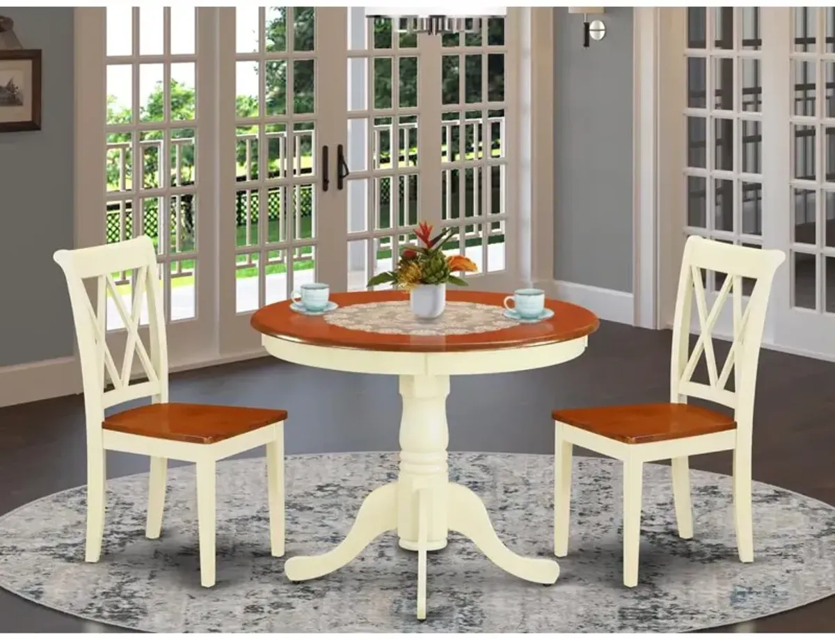 Dining Room Set Buttermilk & Cherry