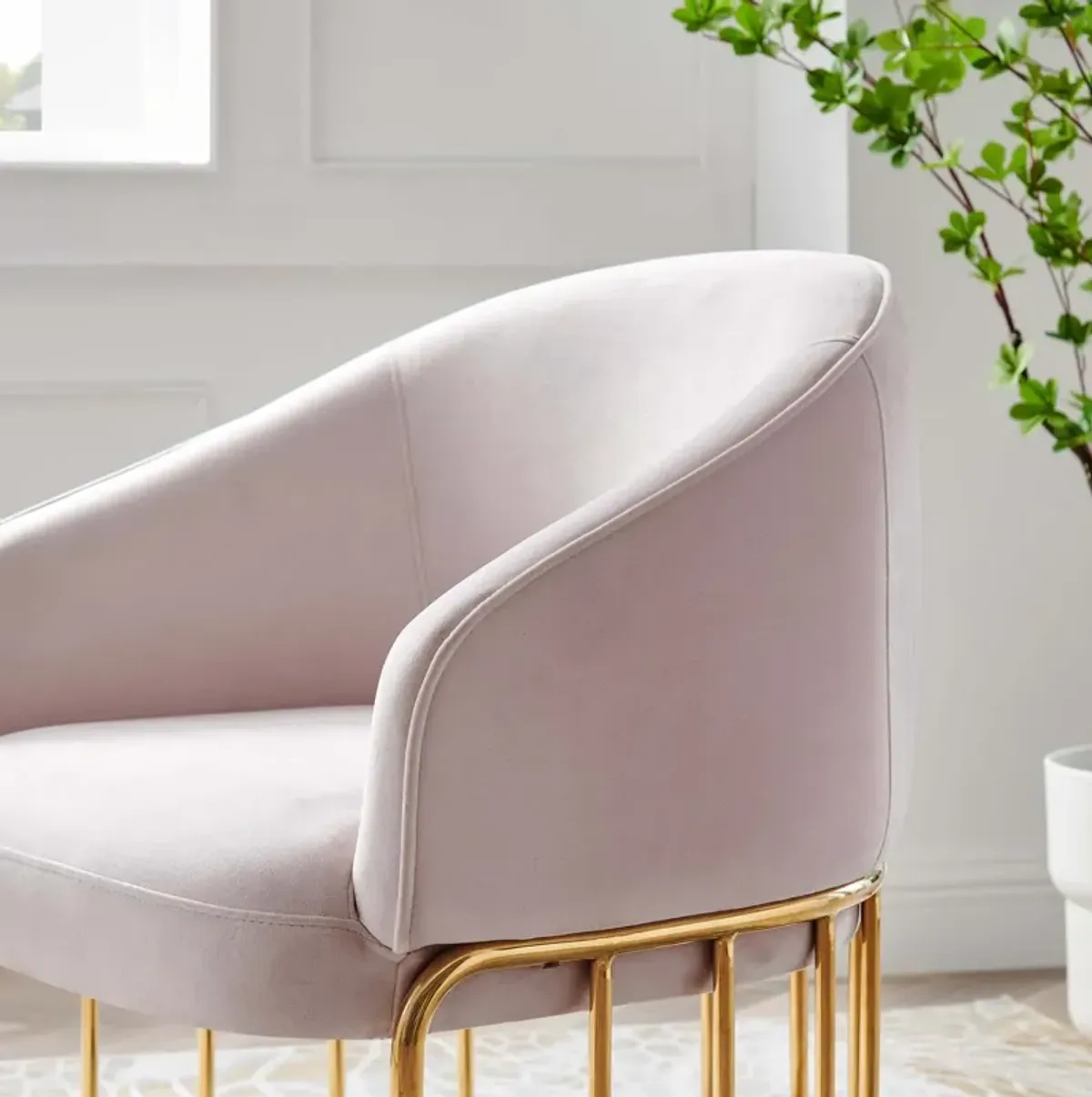 Legacy Performance Velvet Armchair