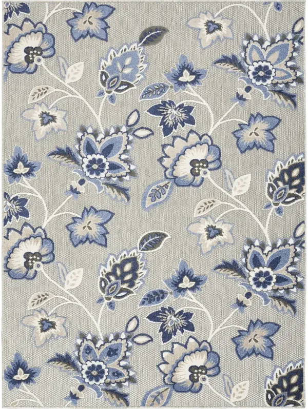 Aloha ALH31 Blue/Gray 5'3" x 7'5" Rug