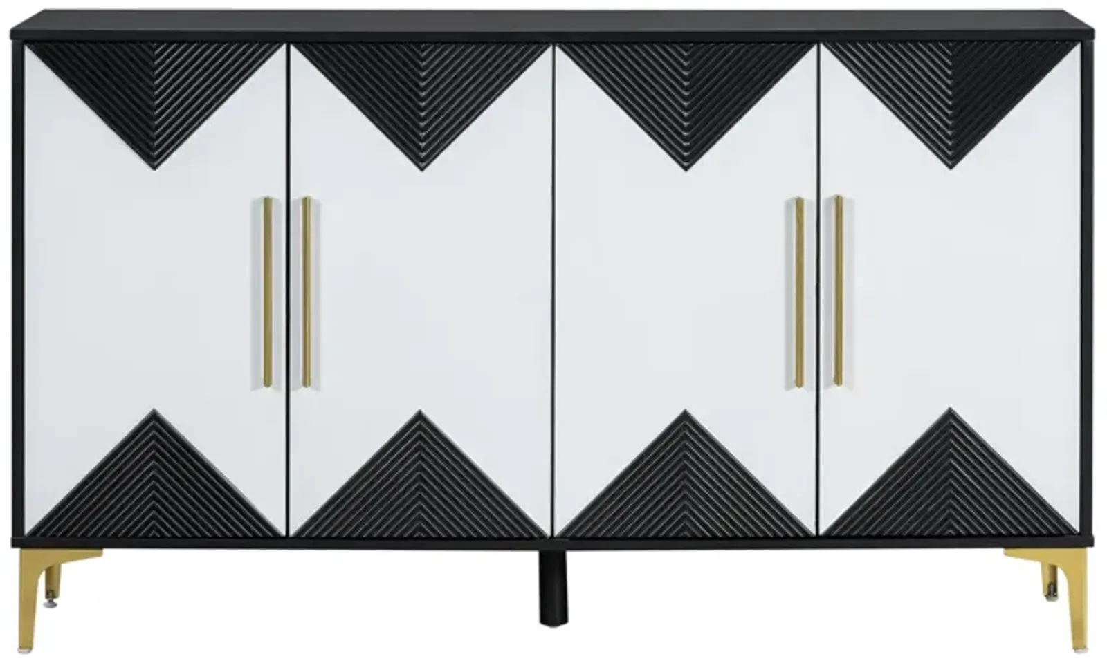 Merax Four-Door Cabinet  Storage Sideboard