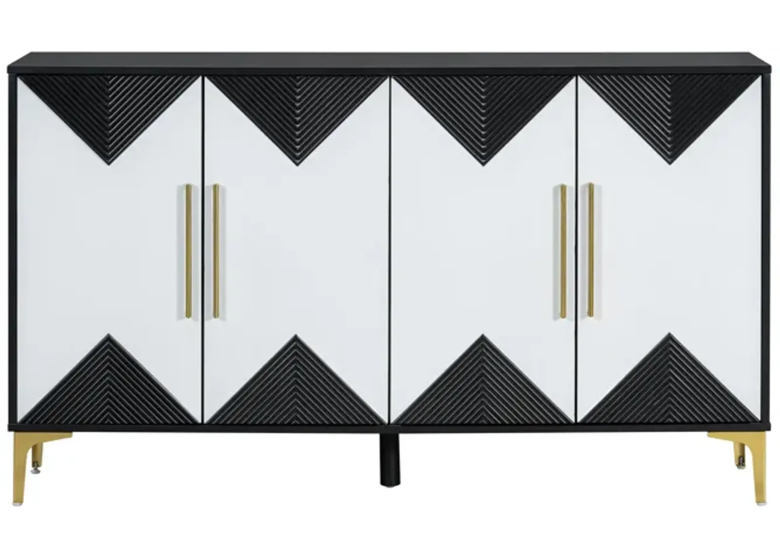 Merax Four-Door Cabinet  Storage Sideboard