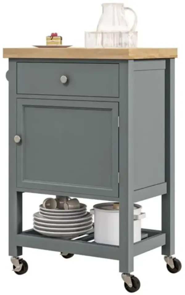 Kitchen Storage Cabinet Freestanding Pantry Organizer with Shelves & Doors