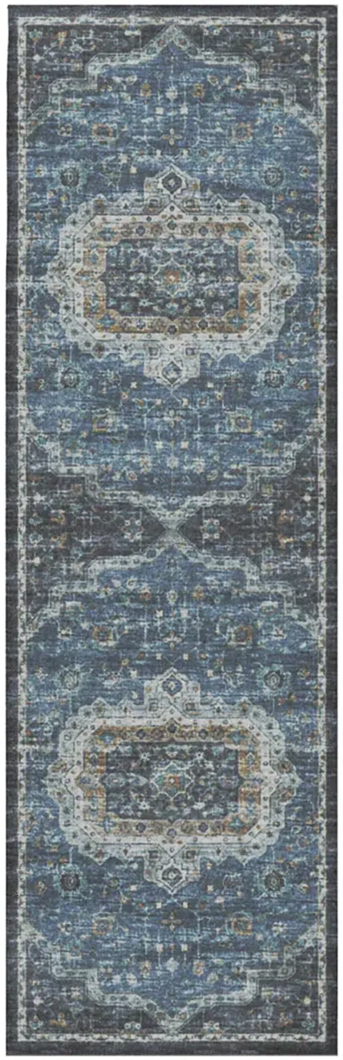 Tuscany TU4 Blue 2'6" x 8' Rug