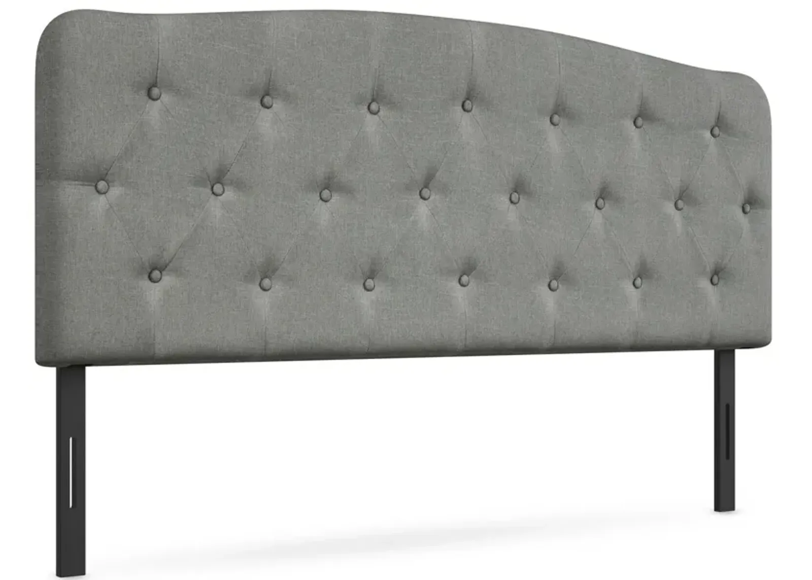 Faux Linen Headboard with Adjustable Heights