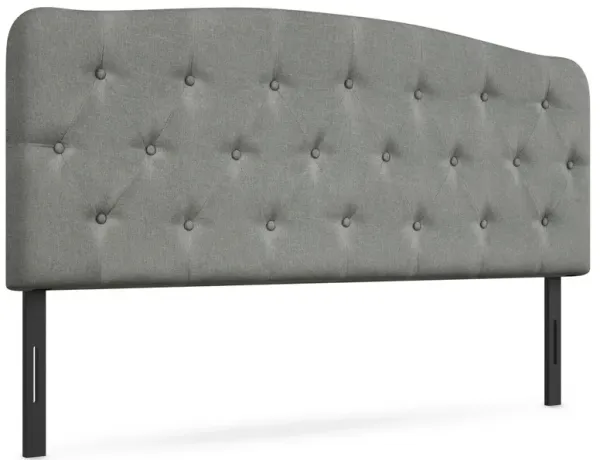 Faux Linen Headboard with Adjustable Heights