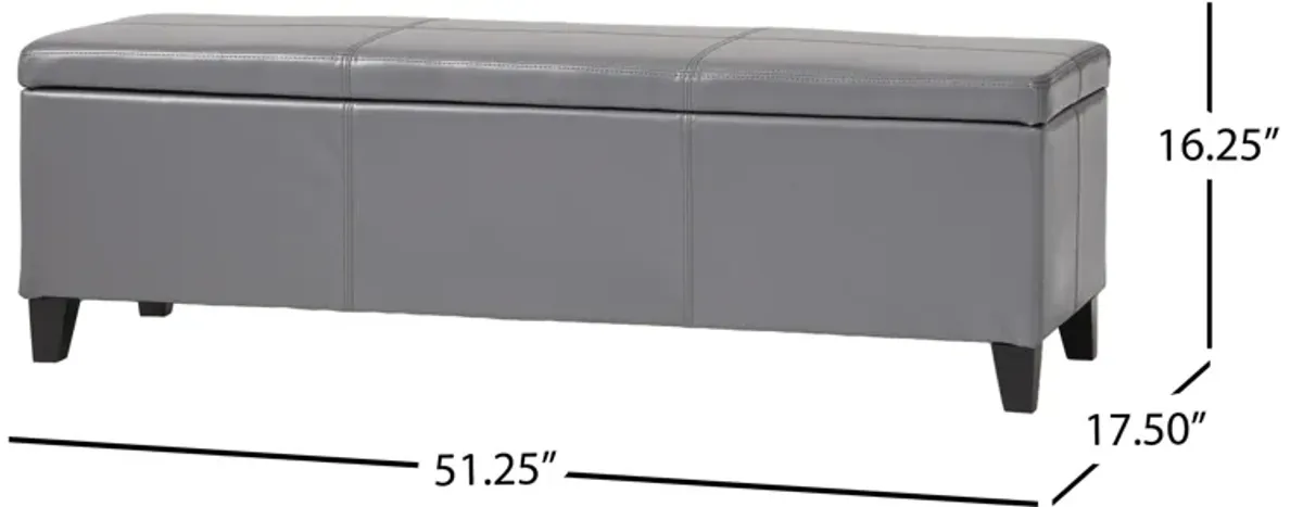 Merax Merax PU Leather Home Storage Ottoman