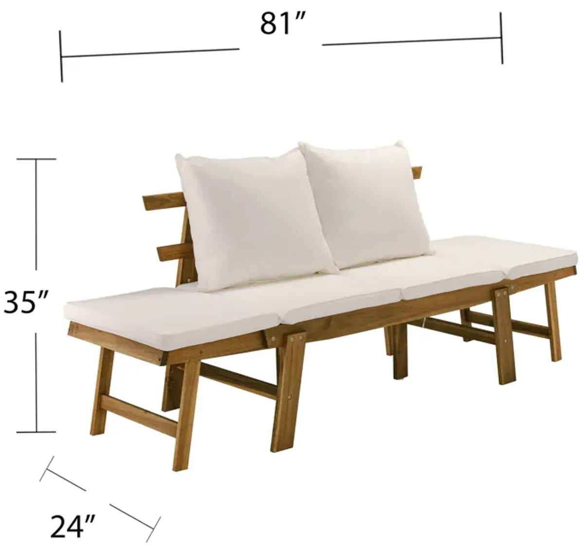 Smithson Outdoor Conversation Settee