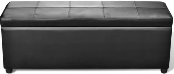 Long Storage Bench Black