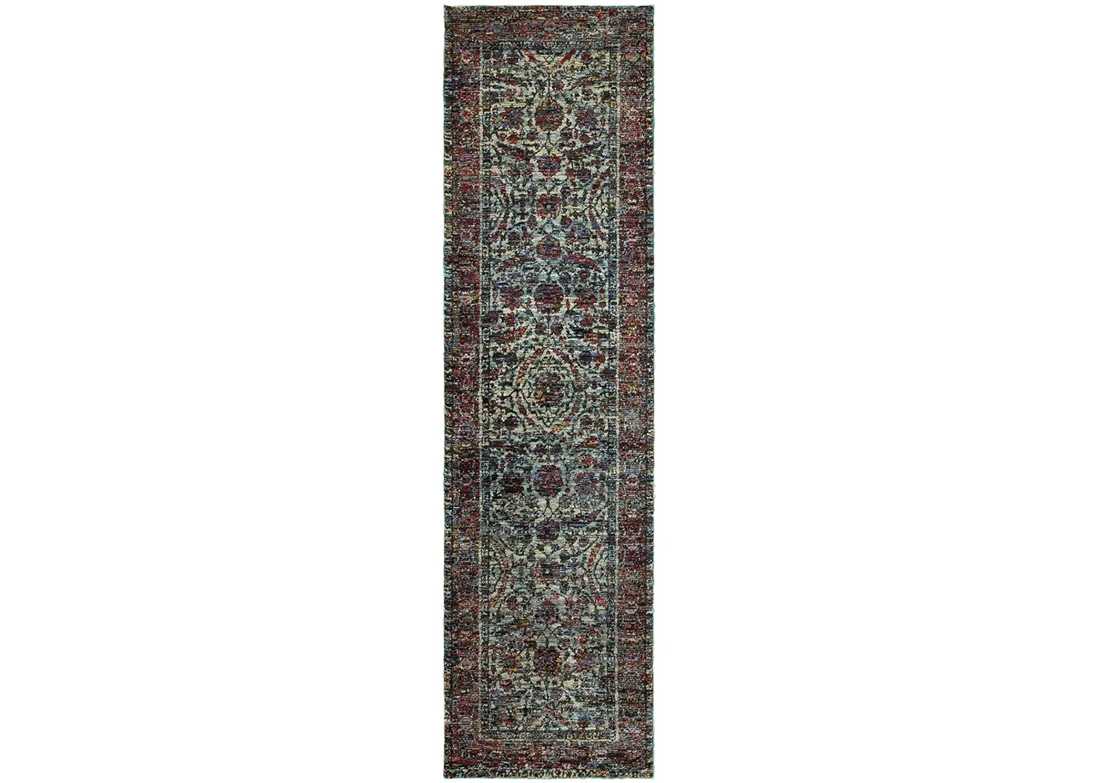 Andorra 2'3" x 8' Blue Rug