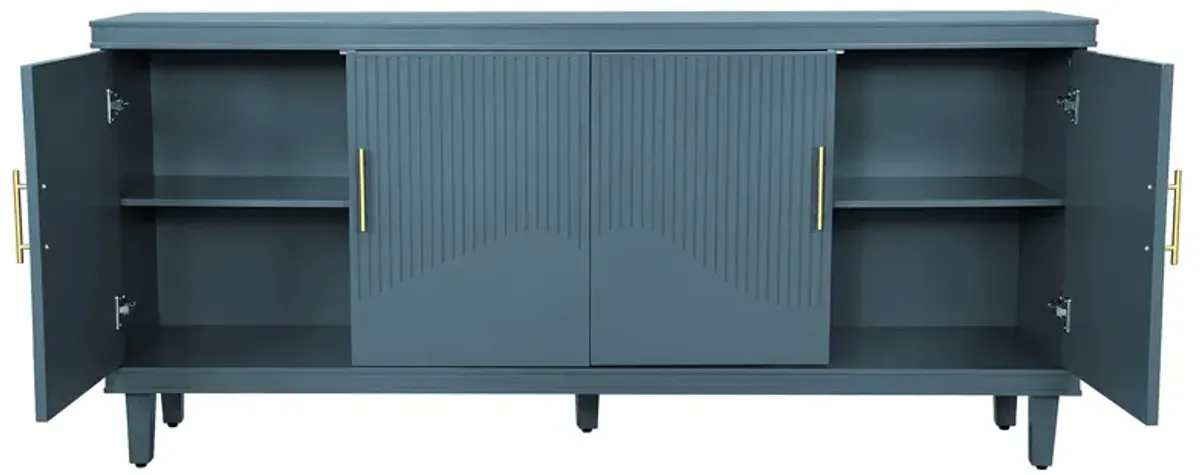 Merax Modern 4-Door Storage Cabinet