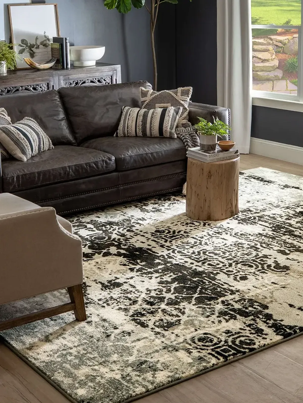 Artisan by Scott Living Frotage Willow gray 8' X 11' Rug