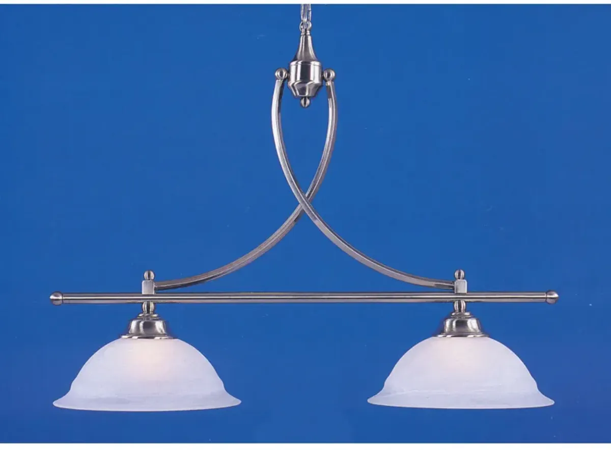 2-Light Linear Chandelier