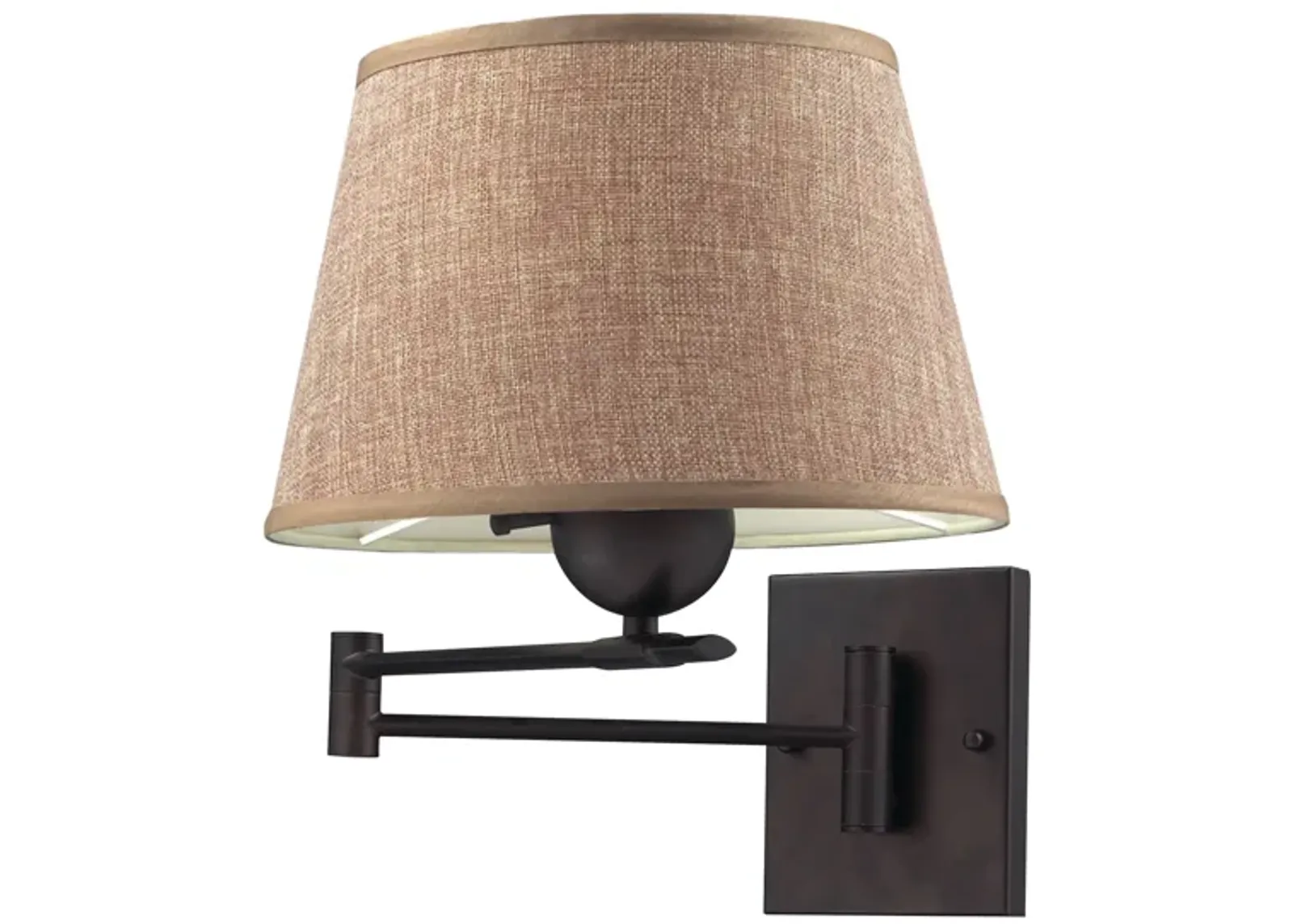 Swingarms 16'' High 1-Light bronze Sconce