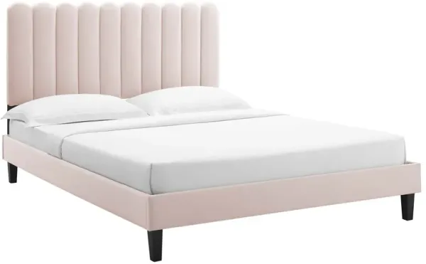 Modway - Reagan King Performance Velvet Platform Bed