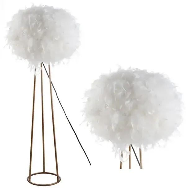Stork Feather Metal LED Floor Lamp