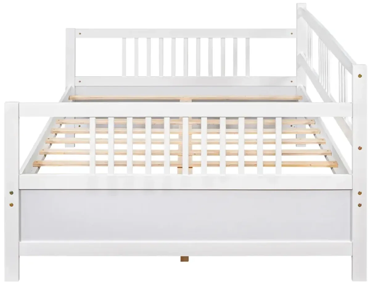 Merax Full Size Daybed with Support Legs