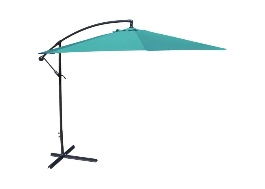 10-Ft Offset Cantilever Patio Umbrella with Canopy