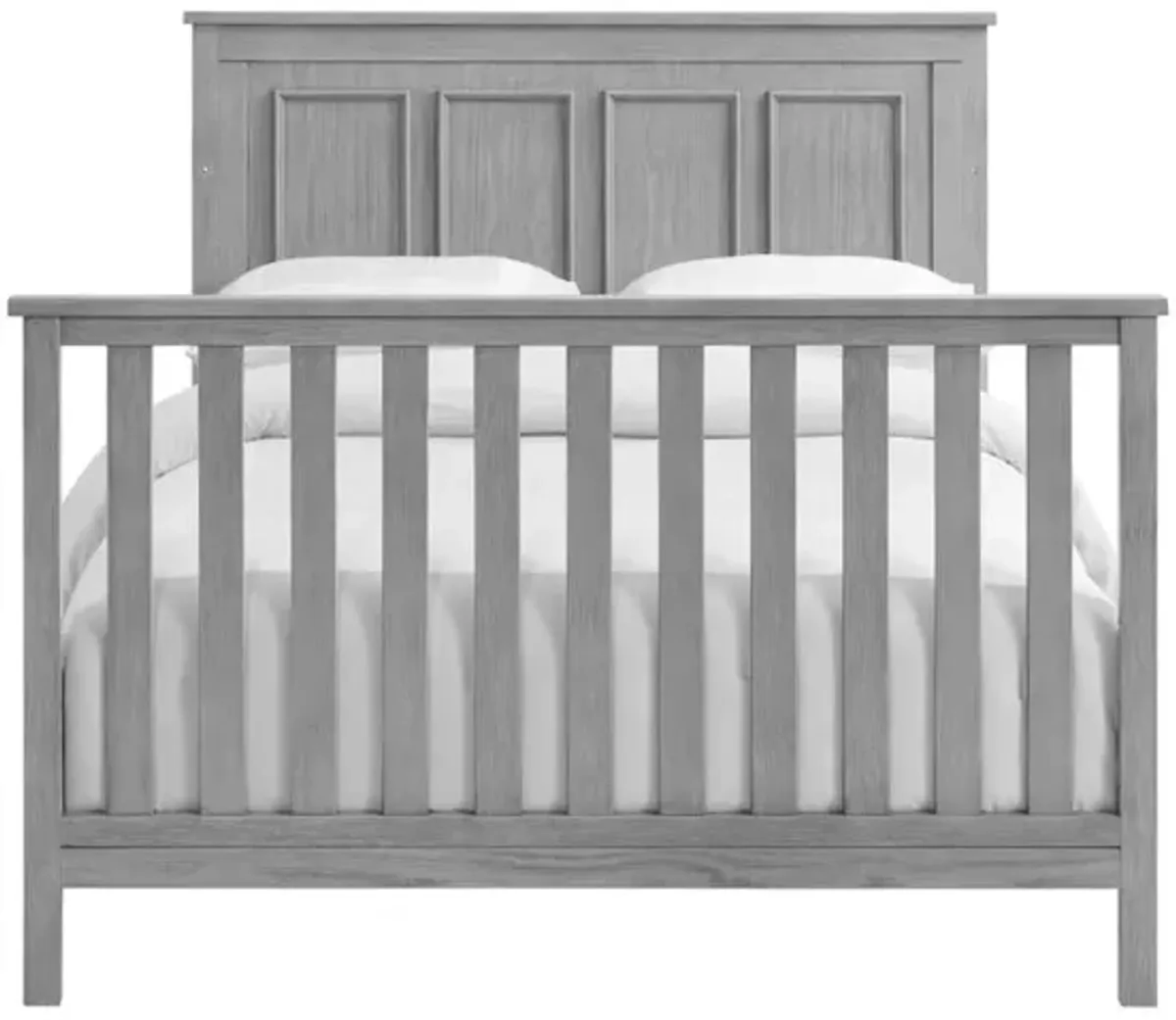 Oxford Baby Bennett 4 In 1 Convertible Crib Rustic Gray