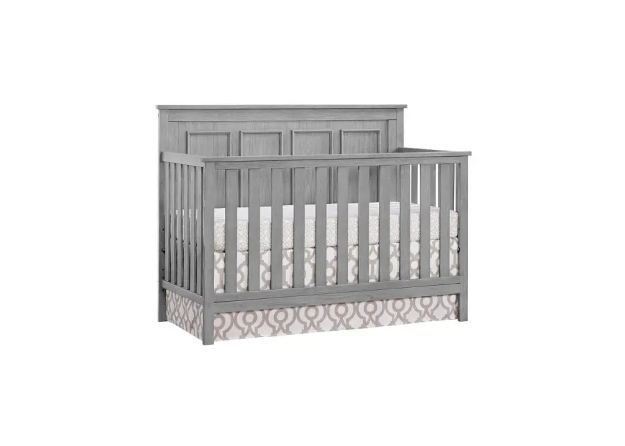 Oxford Baby Bennett 4 In 1 Convertible Crib Rustic Gray