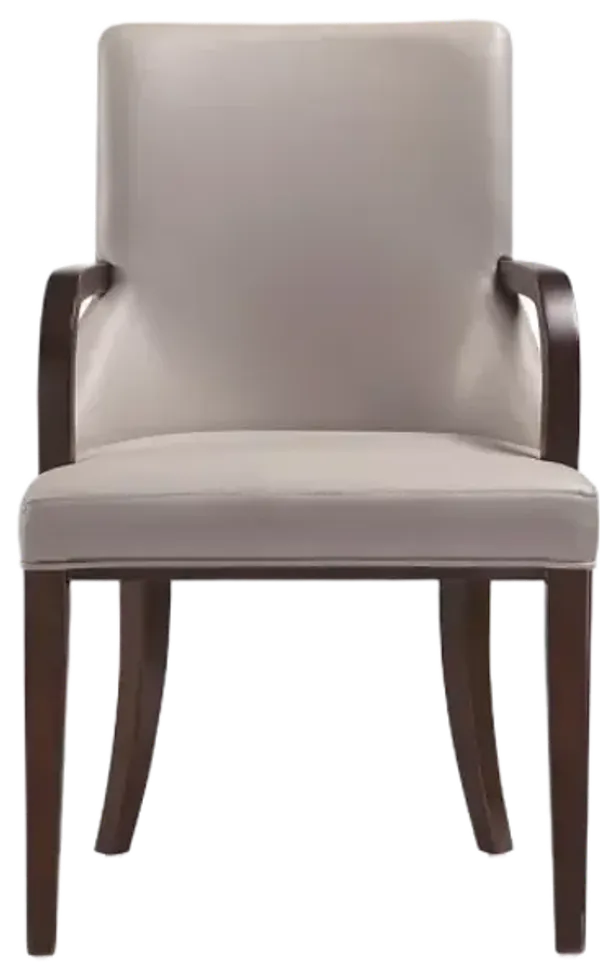 Shubert Gray Dining Arm Chair