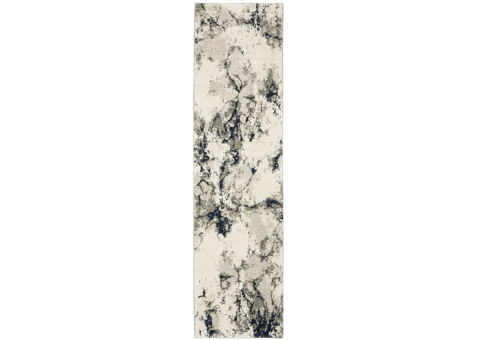 Evolution 2'6" x 12' Ivory Rug