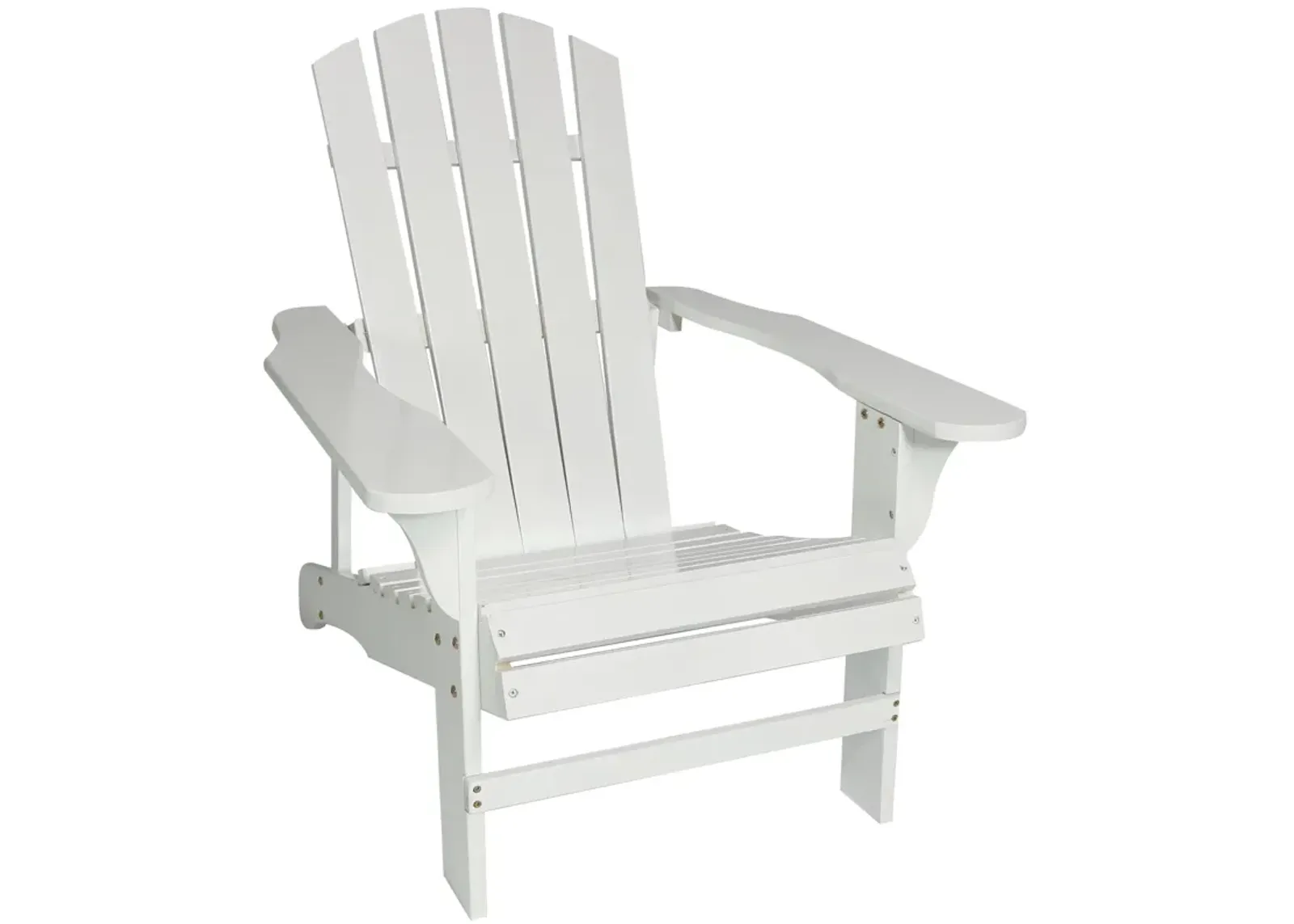 Sunnydaze Coastal Bliss Fir Wood Adirondack Chair