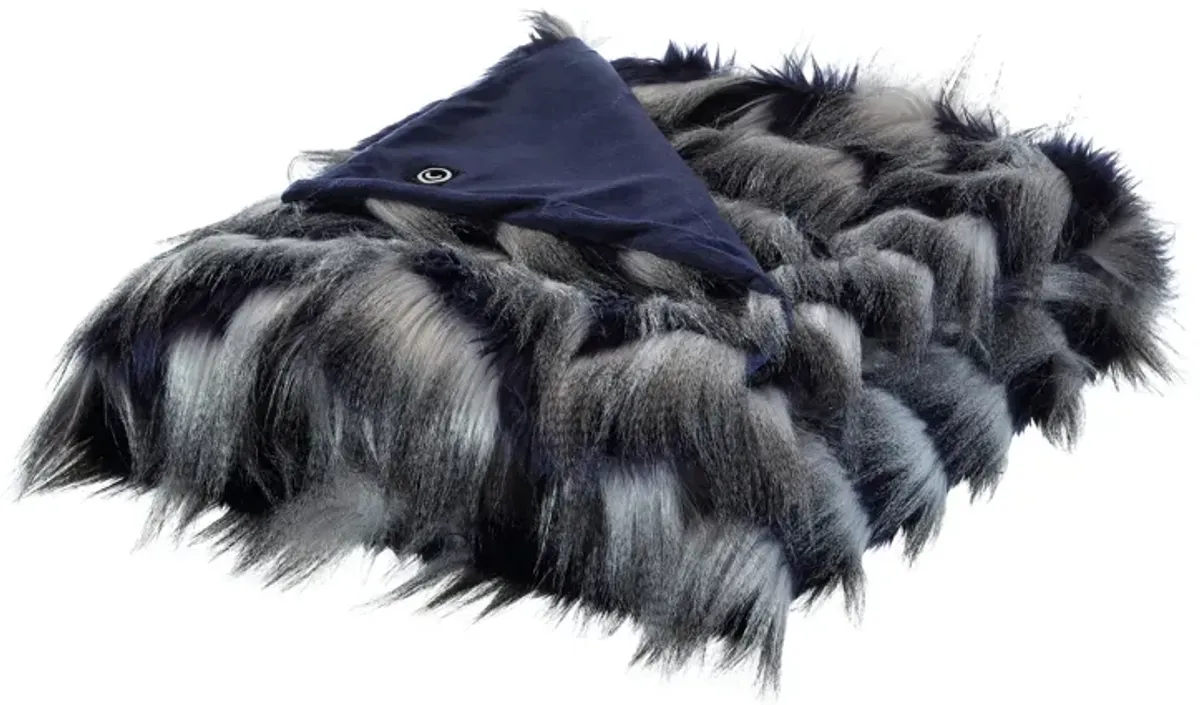 Cozy Tyme Bonheur Faux Feather Fur Throw 50"x60"