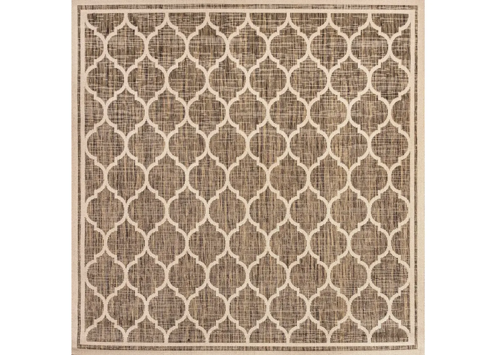 Trebol Moroccan Trellis Textured Weave Indoor/Outdoor Area Rug