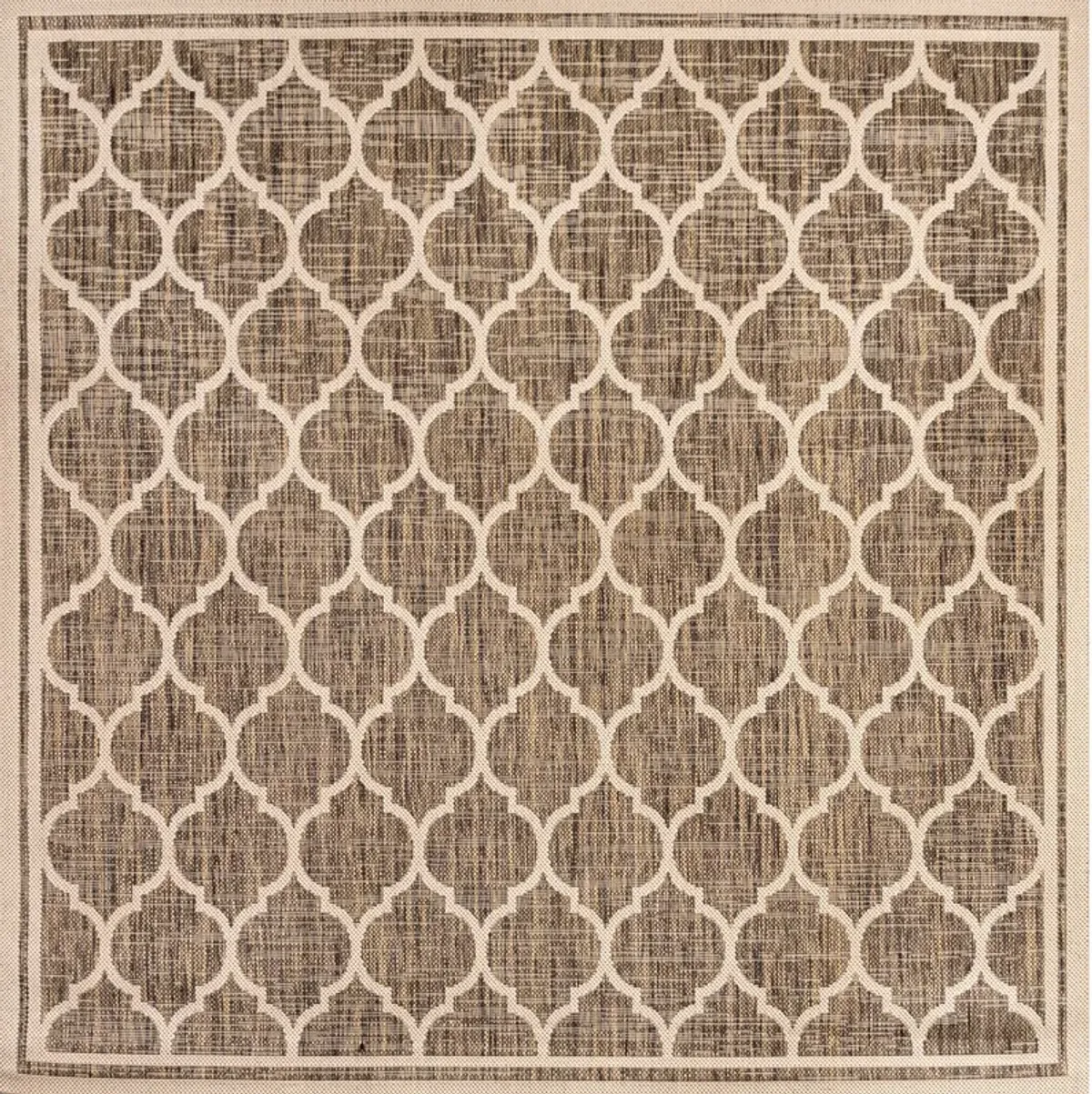 Trebol Moroccan Trellis Textured Weave Indoor/Outdoor Area Rug