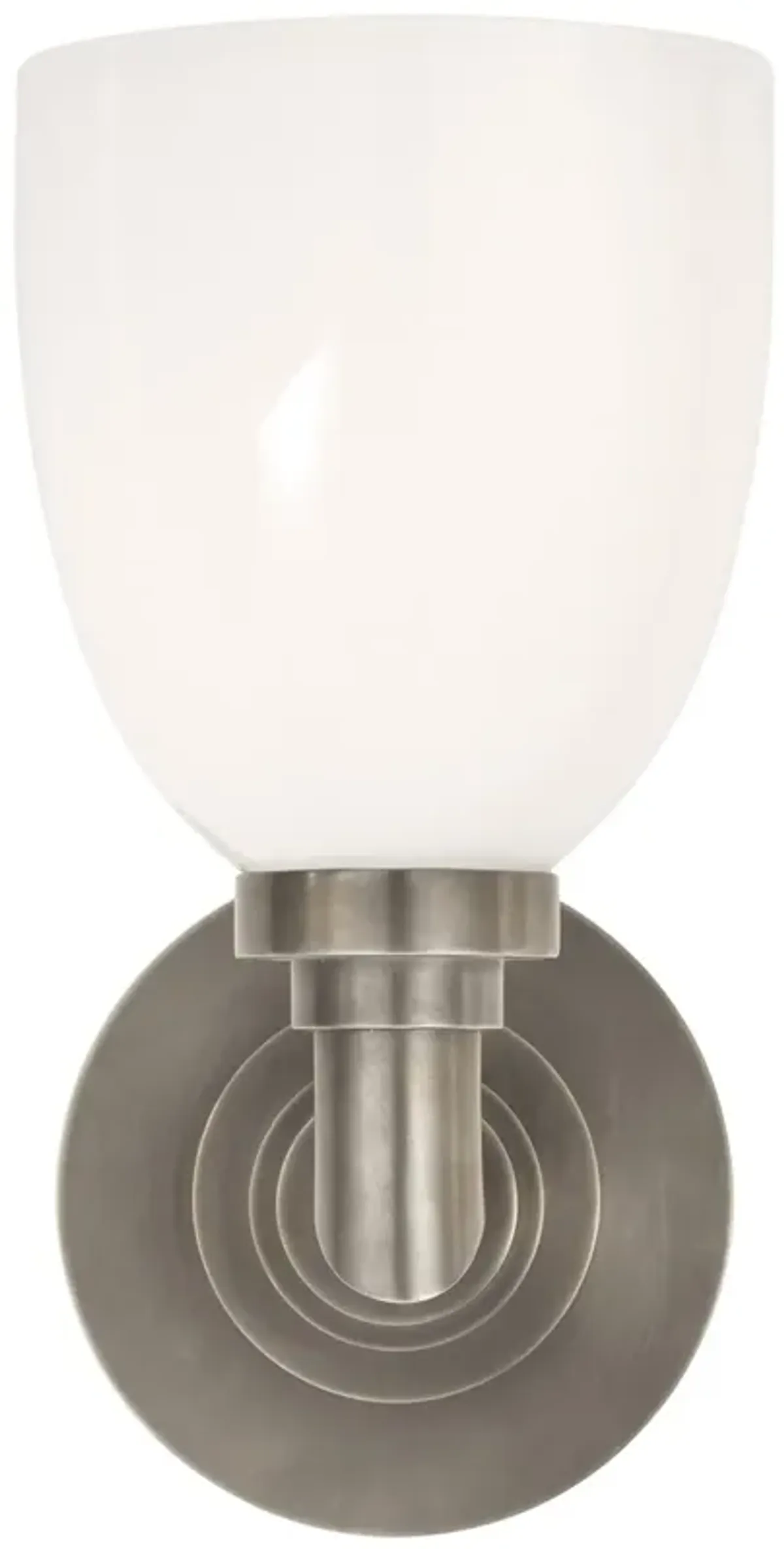 Wilton Single Bath Light in Polished Nickel