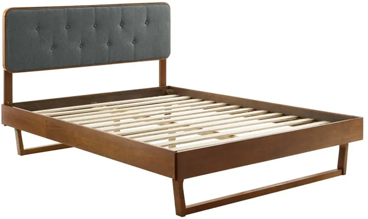 Modway - Bridgette King Wood Platform Bed with Angular Frame