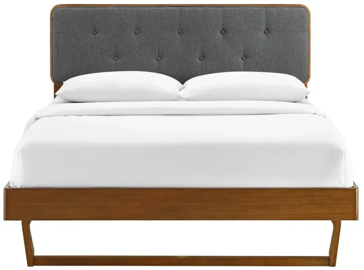 Modway - Bridgette King Wood Platform Bed with Angular Frame