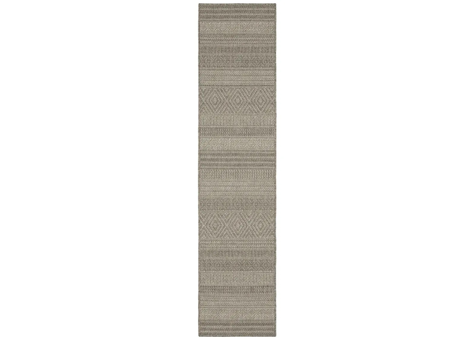 Caicos 1'10" x 7'6" Grey Rug