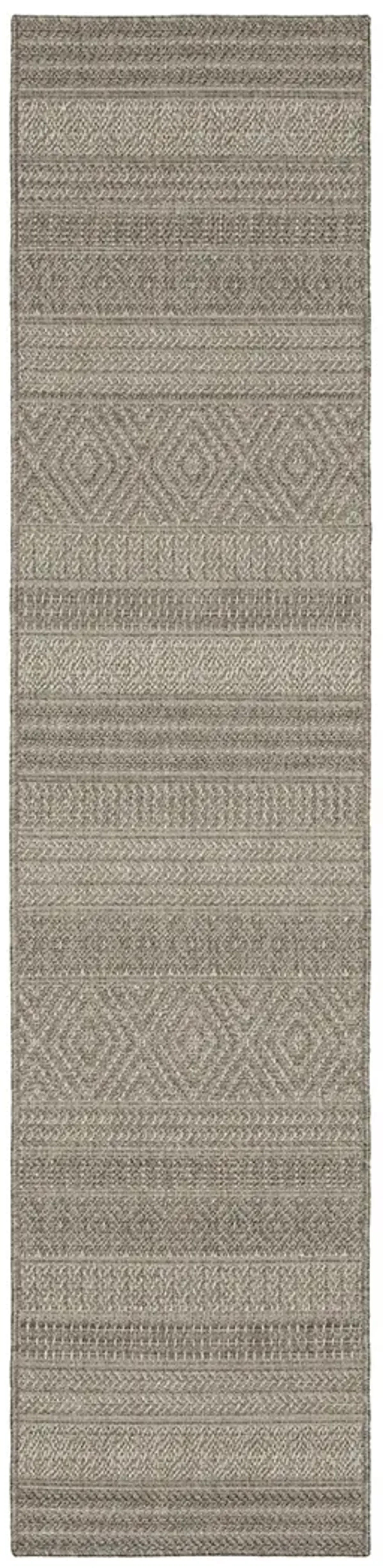 Caicos 1'10" x 7'6" Grey Rug