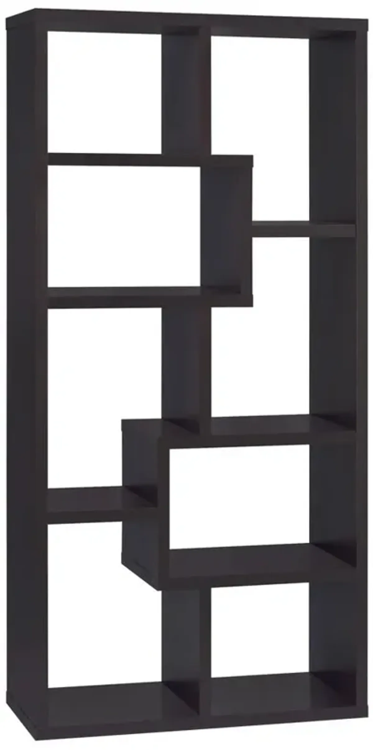 Coaster Theo 10-shelf Bookcase Cappuccino