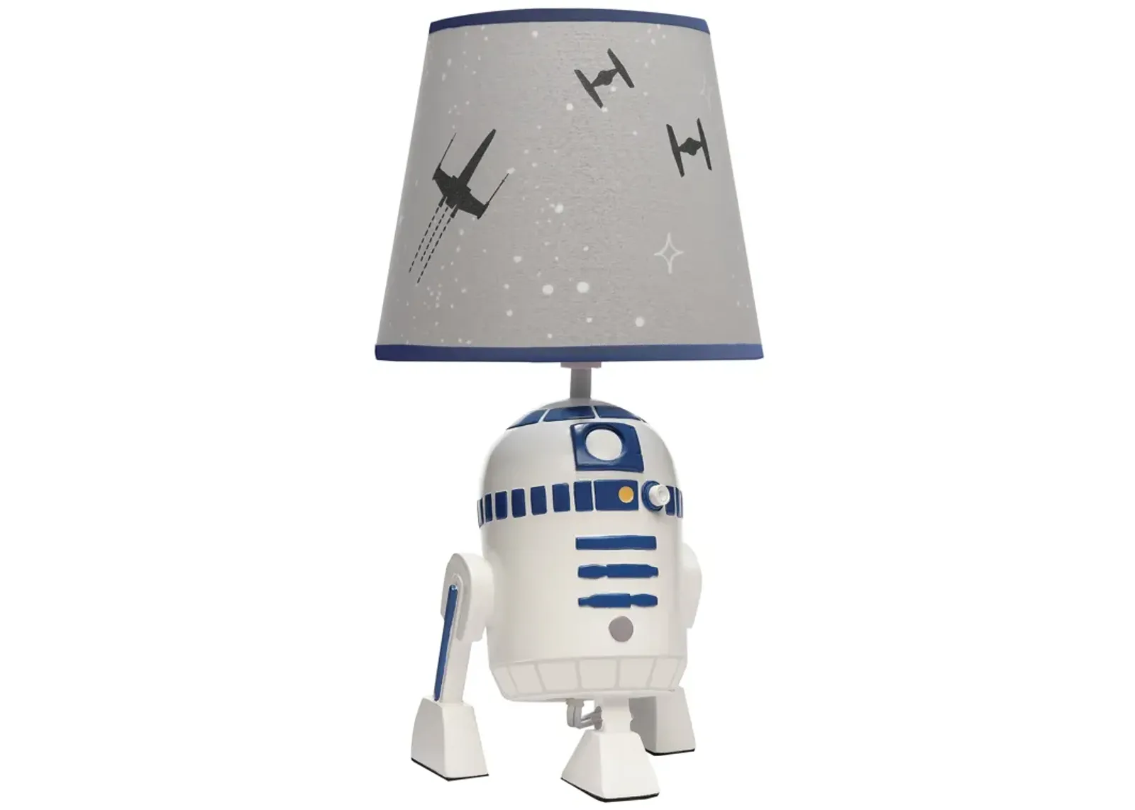 Lambs & Ivy Star Wars Classic Hand Painted R2-D2 Lamp with Shade & Bulb