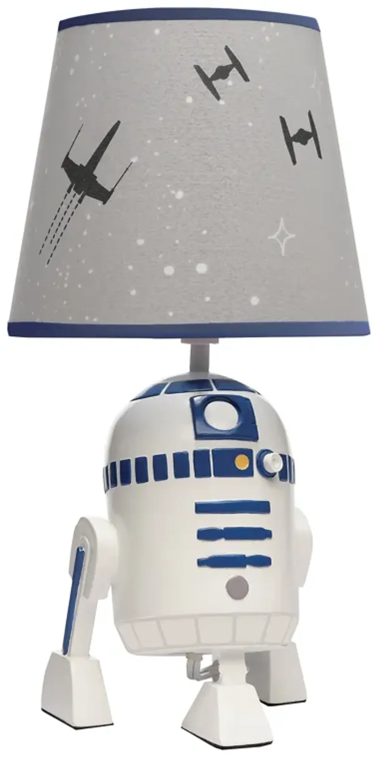 Lambs & Ivy Star Wars Classic Hand Painted R2-D2 Lamp with Shade & Bulb