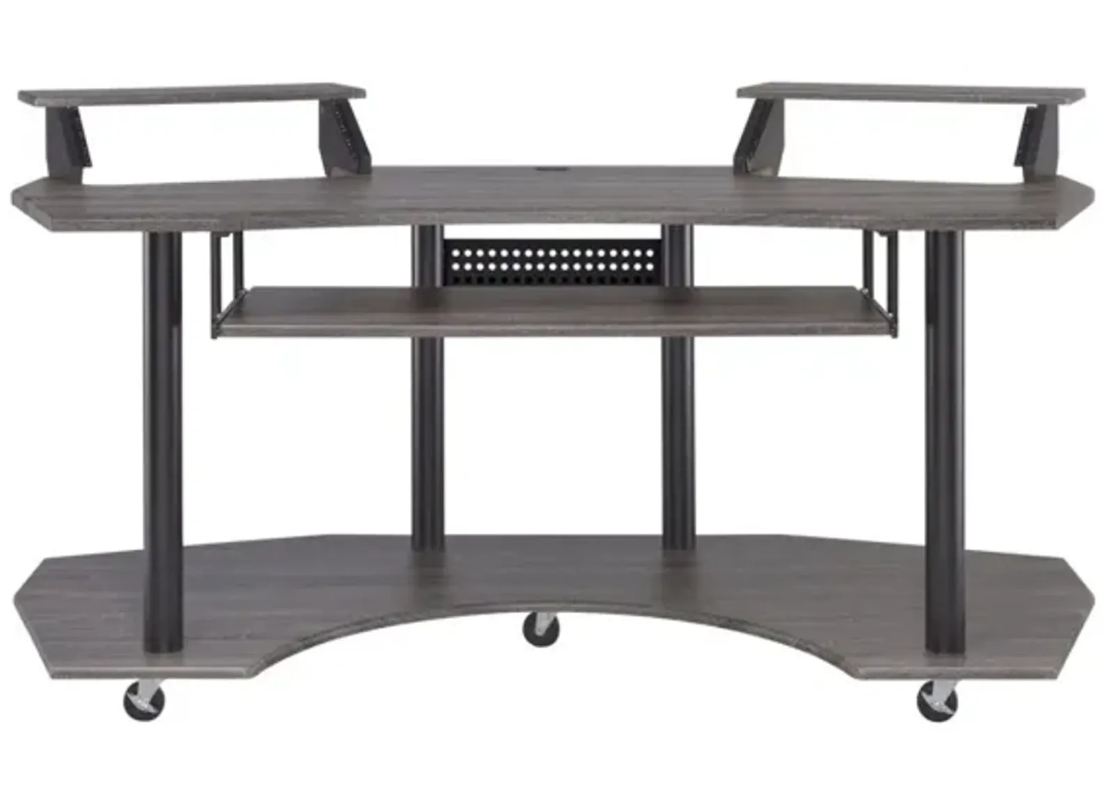 Eleazar Computer Desk, Black Oak 92890