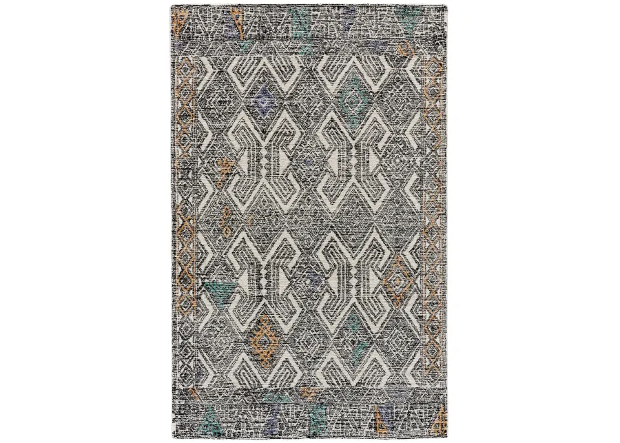 Arazad 8479F Black/Ivory/Green 3'6" x 5'6" Rug